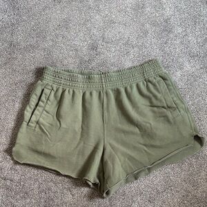 Aerie Sage Green Athletic Shorts